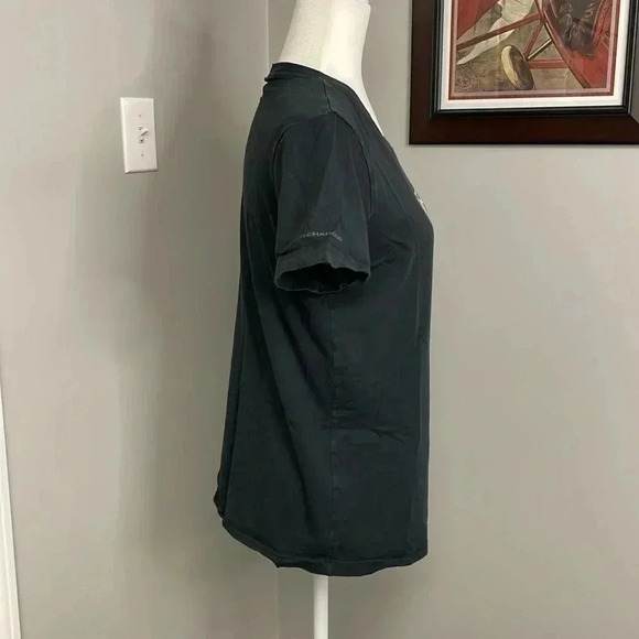 UNDER ARMOUR Womens L Black SUPPORT THE TROOPS T-Shirt Polyester, Heatgear UA - Picture 3 of 5